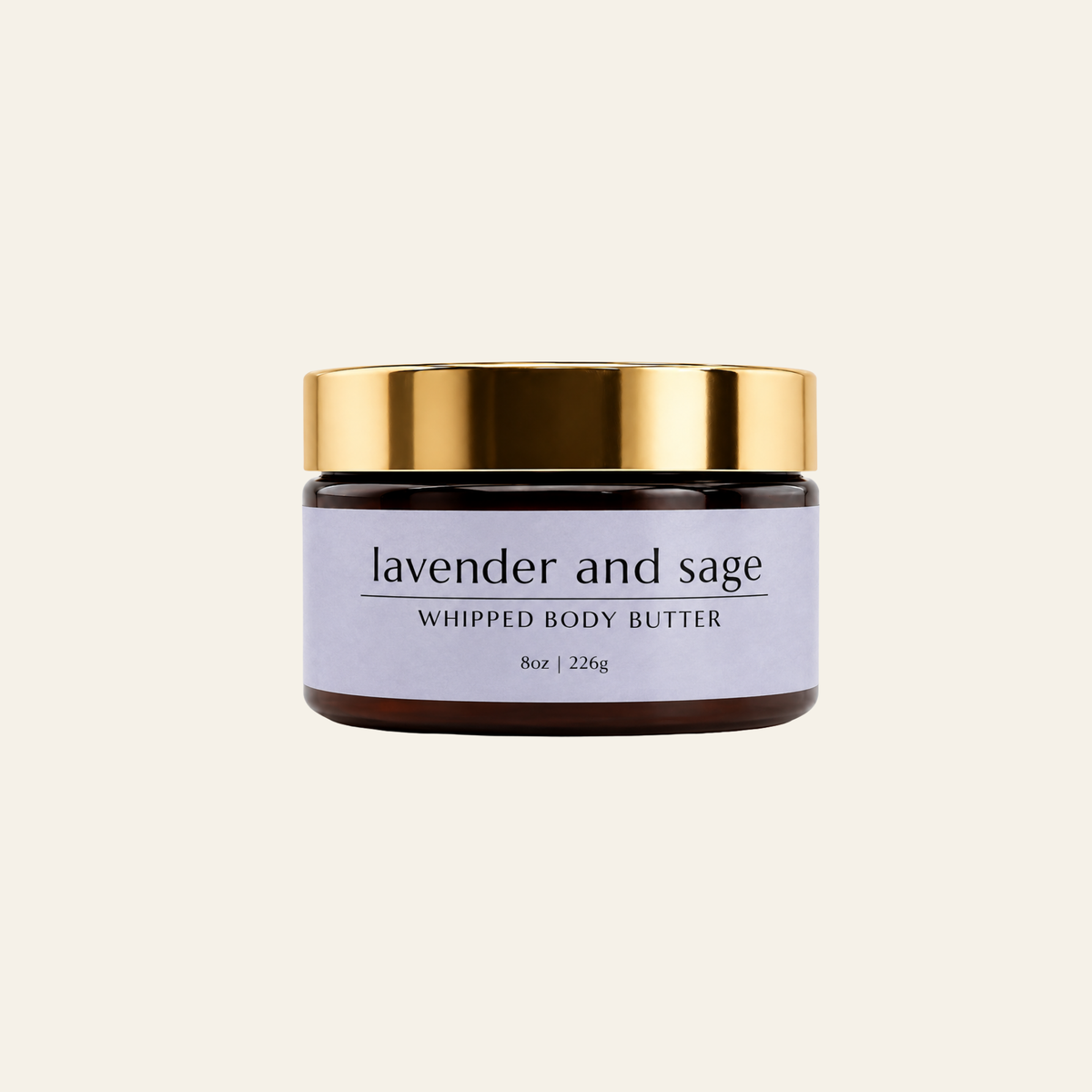 Lavender & Sage 8oz Whipped Body Butter